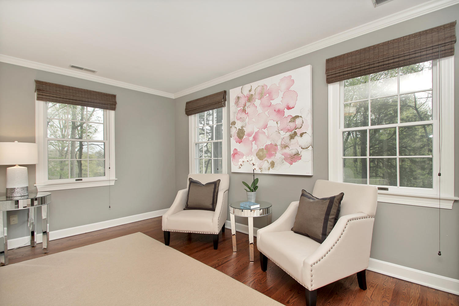 222 Marshall Ridge Road New Canaan, CT 06840 - Photo 29 of 49 a living room with furniture and a large window