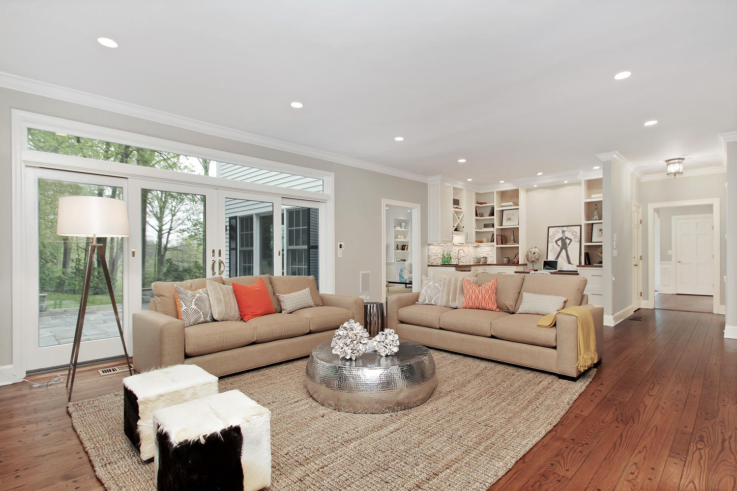 222 Marshall Ridge Road New Canaan, CT 06840 - Photo 3 of 49 a living room with furniture and a large window