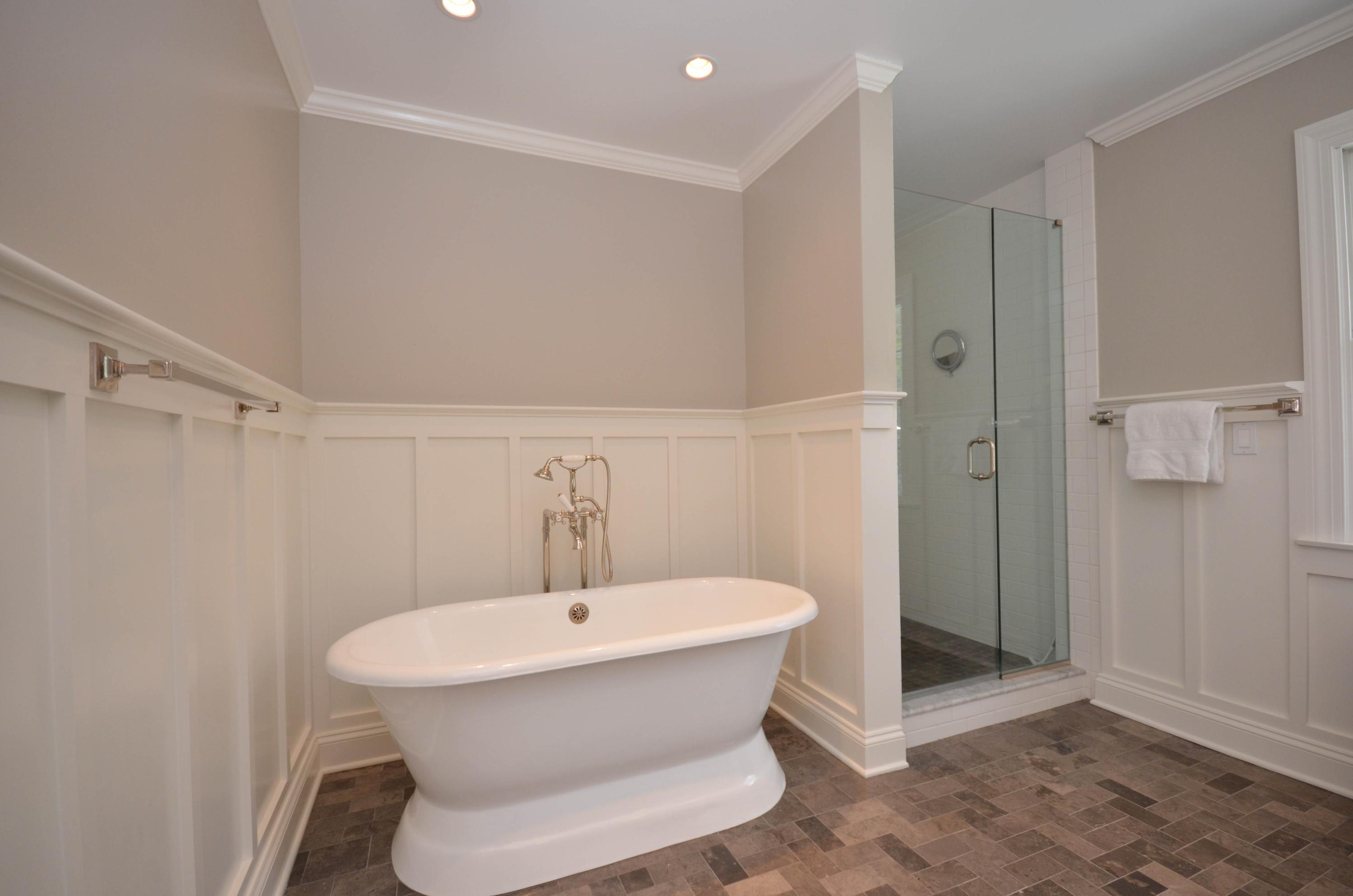 222 Marshall Ridge Road New Canaan, CT 06840 - Photo 31 of 49 a bathroom with a sink and a mirror