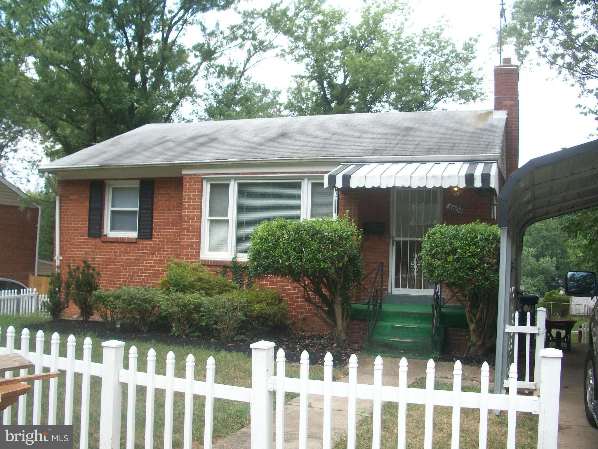 6604 Stanton Road Hyattsville, MD 20784 - Photo 1 of 16 Exterior (Front)