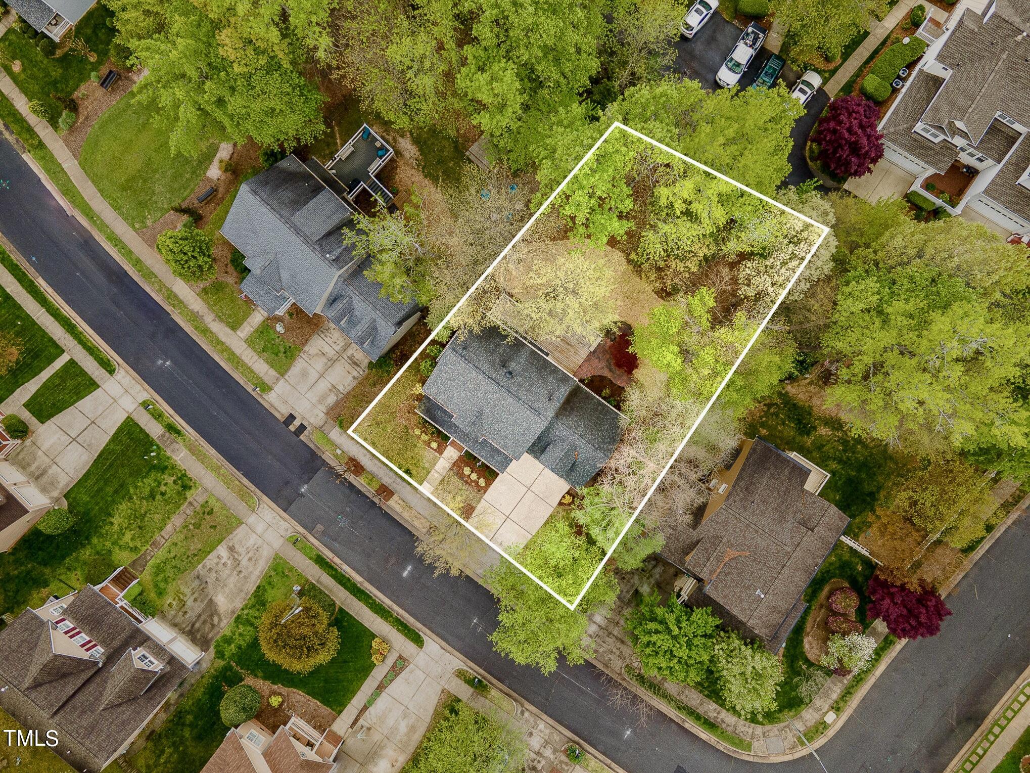 2204 Dunlin Lane Raleigh, NC 27614 - Photo 28 of 32 an aerial view of a house