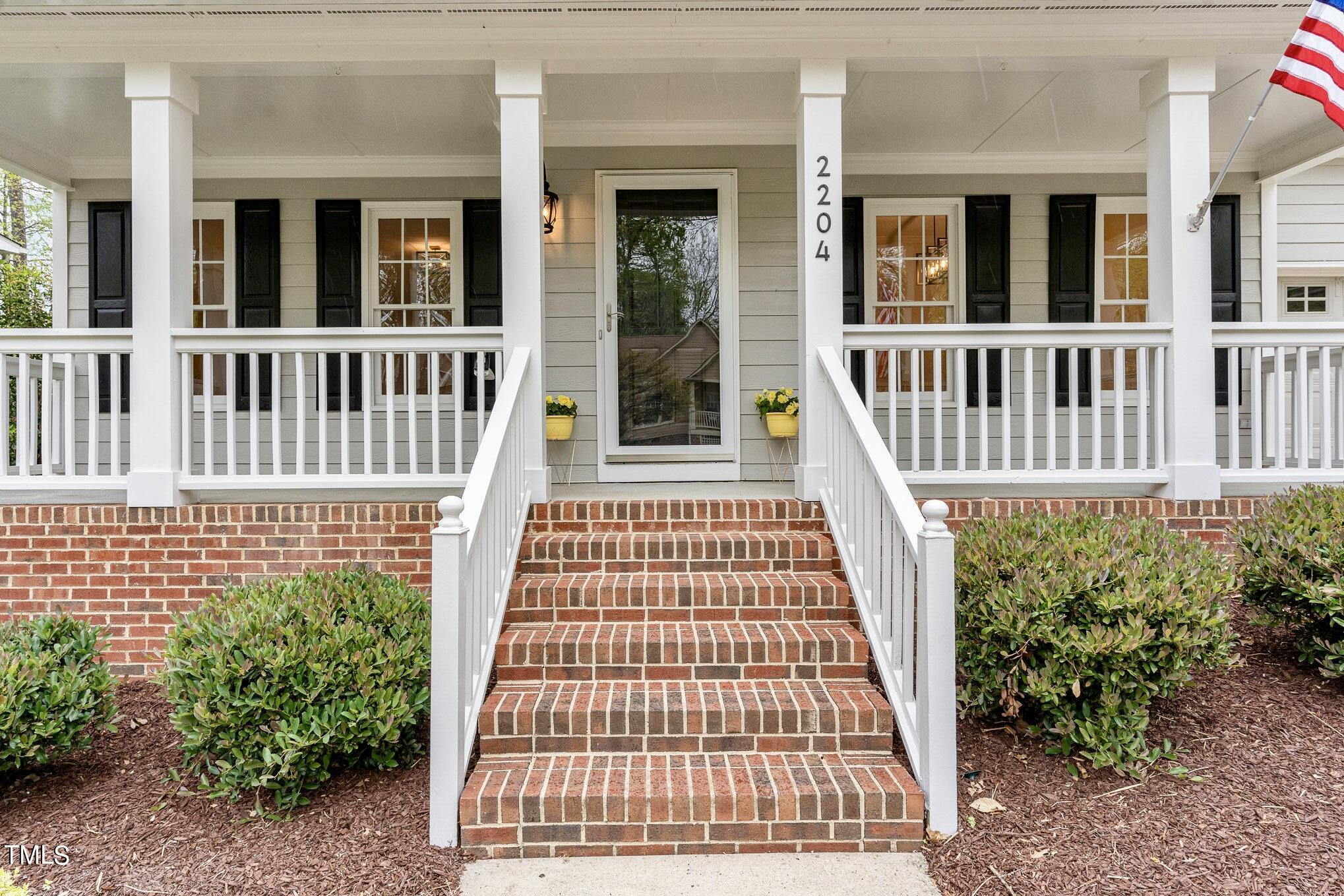 2204 Dunlin Lane Raleigh, NC 27614 - Photo 4 of 32 front view of a brick house