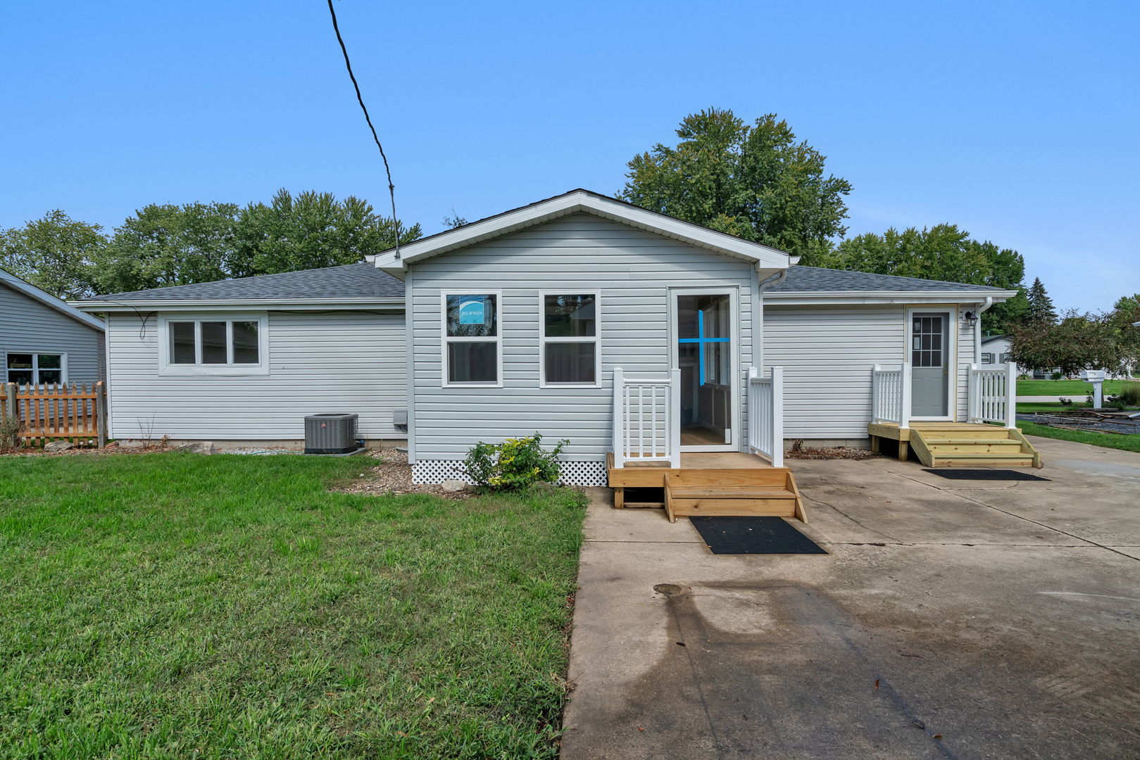 53 Duncan Drive Bourbonnais, IL 60914 - Photo 31 of 49 a view of a house with backyard and chairs