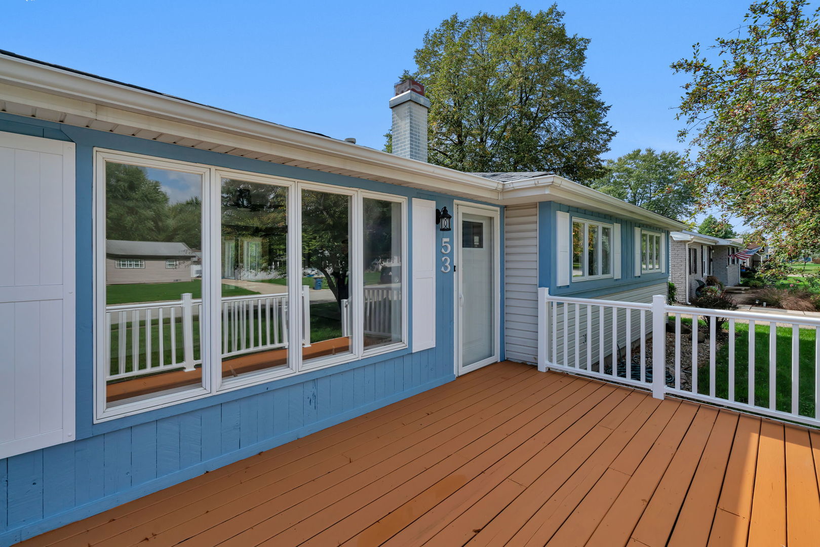 53 Duncan Drive Bourbonnais, IL 60914 - Photo 44 of 49 front view of a house with a deck