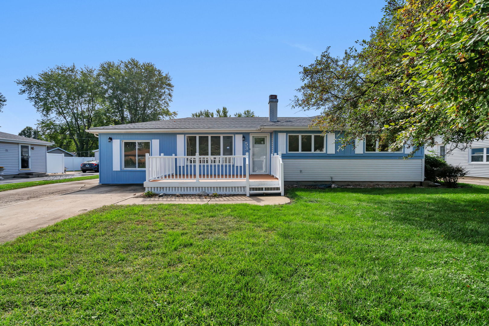 53 Duncan Drive Bourbonnais, IL 60914 - Photo 46 of 49 a front view of a house with a yard and green space