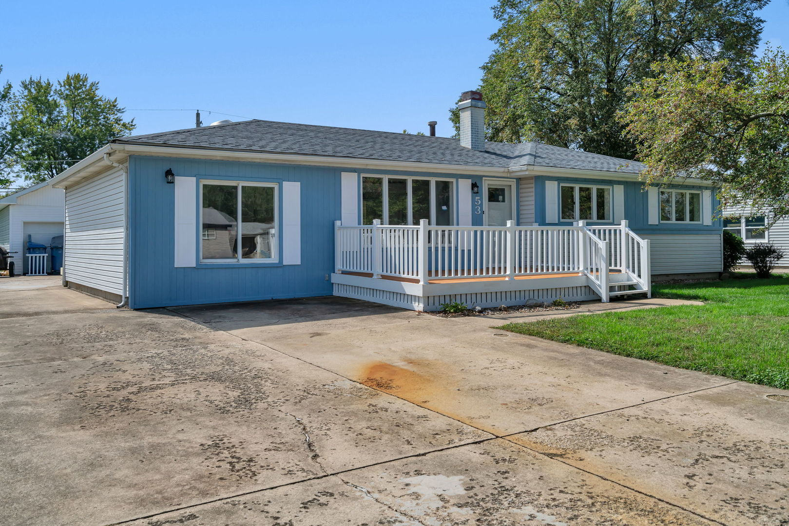 53 Duncan Drive Bourbonnais, IL 60914 - Photo 48 of 49 front view of a house with a yard
