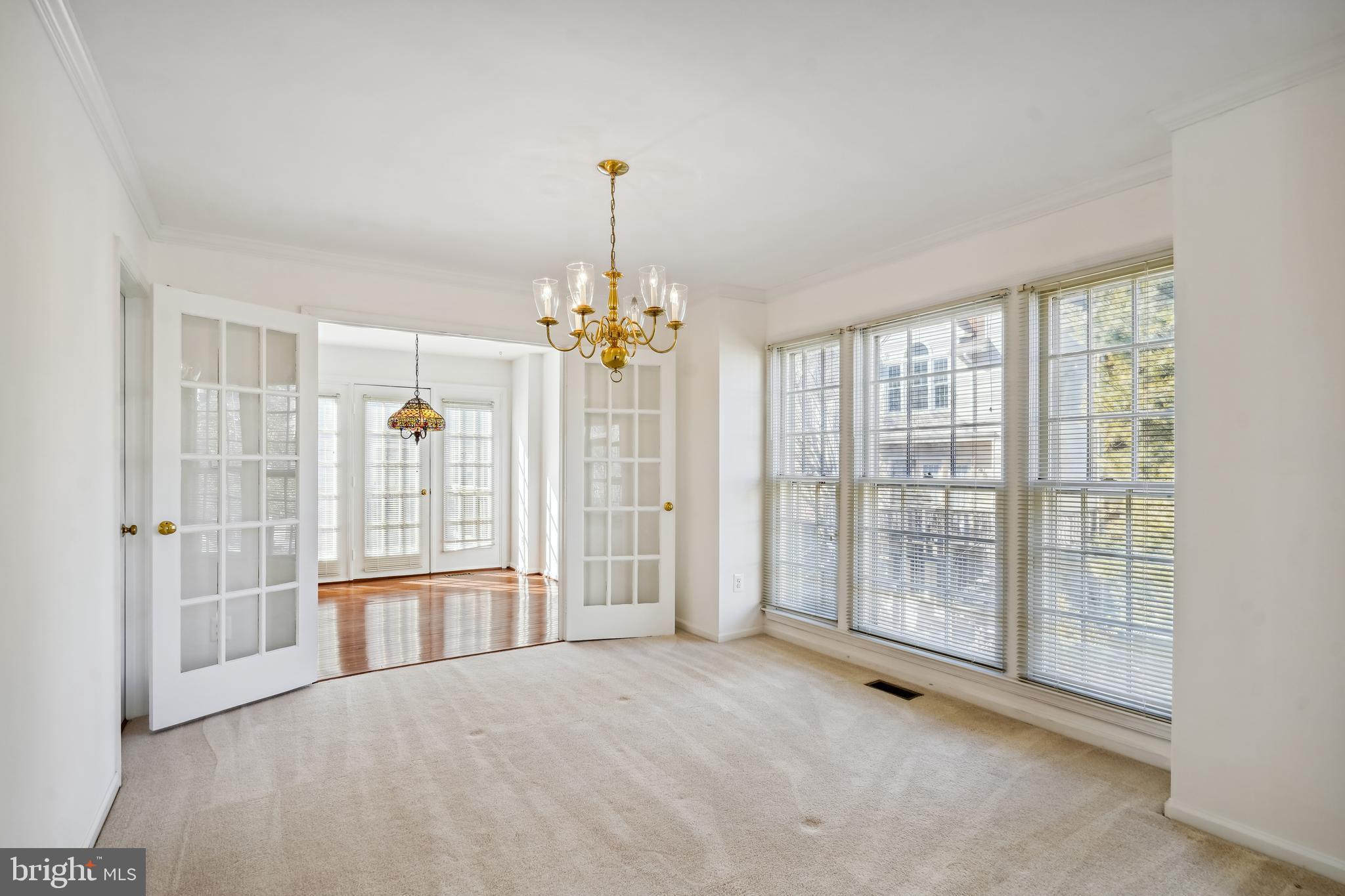 French Doors to Kitchen