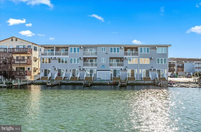 a view of a building with lake view