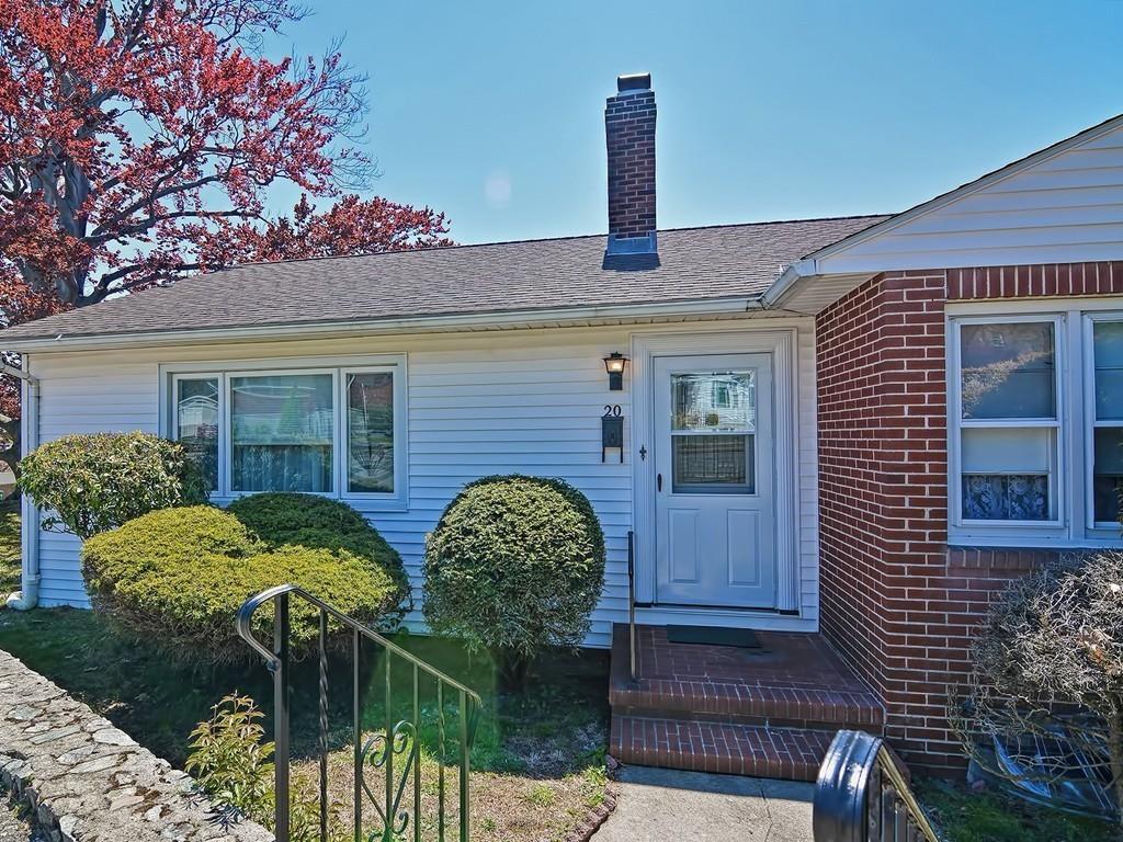 20 Westvale Road Medford, MA 02155 - Photo 5 of 42 a front view of a house with garden