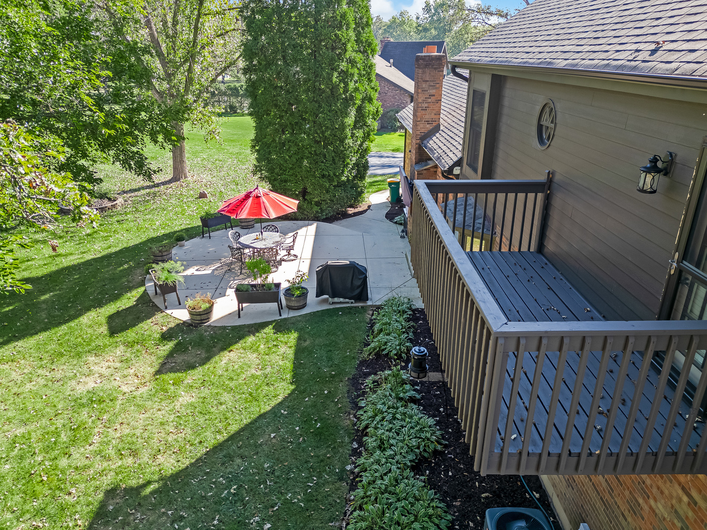 2 Carriage Lane Lemont, IL 60439 - Photo 36 of 44 a view of a deck with backyard