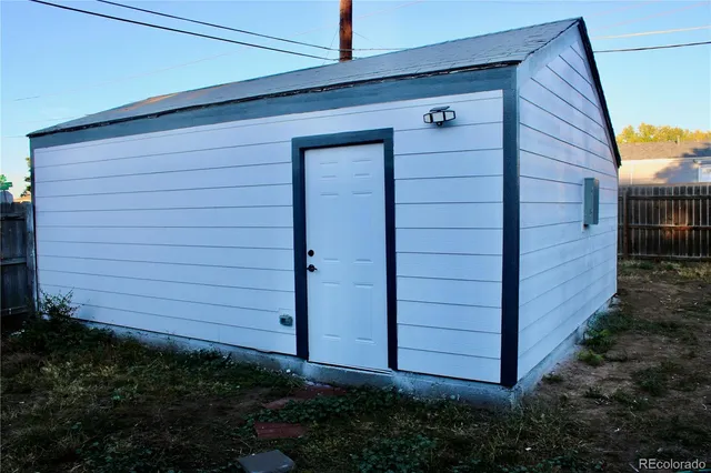 a view of front door