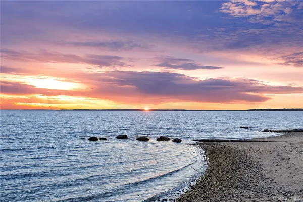 a view of an ocean beach