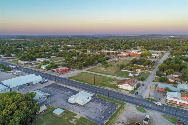 an aerial view of a city with lots of residential buildings