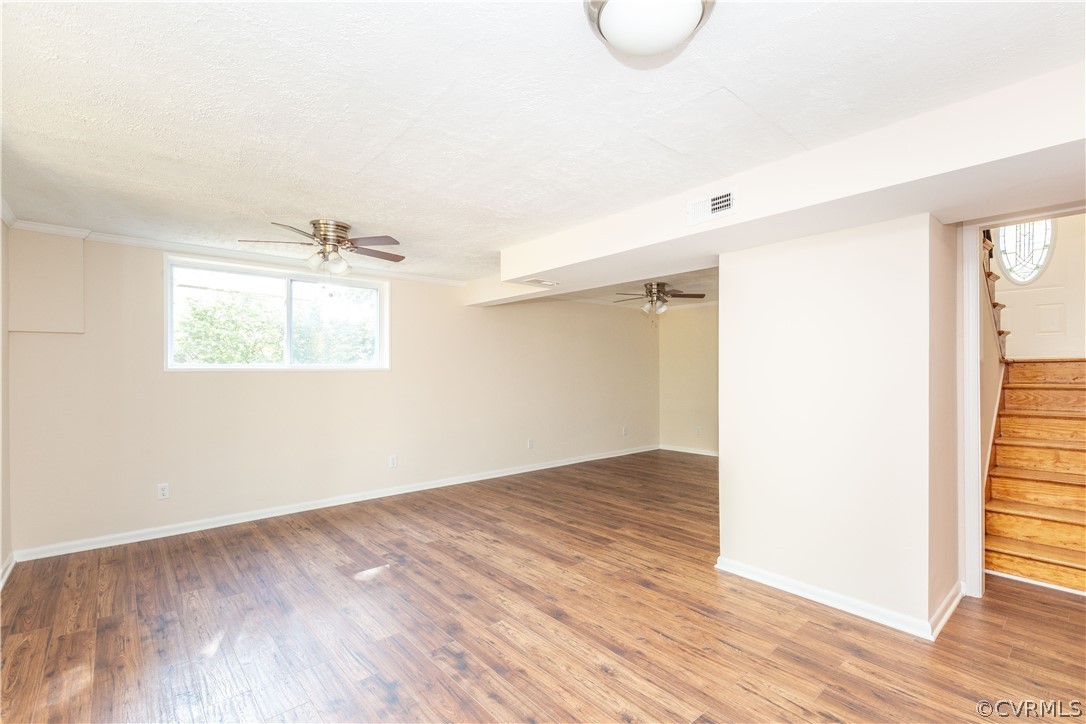 3612 Denison Road Henrico, VA 23231 - Photo 19 of 34 Downstairs/basement. New flooring, paint, and ligh
