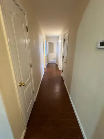 a view of a hallway with a hallway