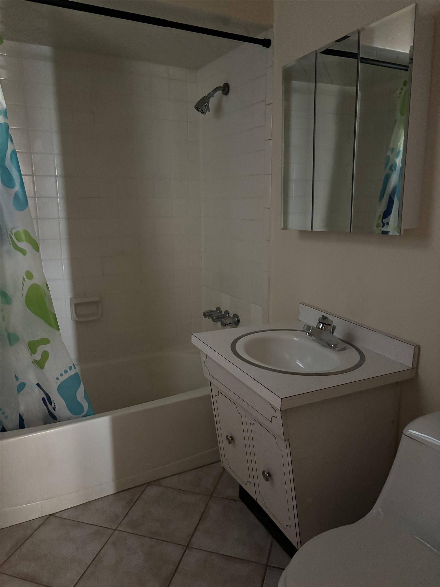 407 John F. Kennedy Boulevard, Unit 1 Bayonne, NJ 07002 - Photo 6 of 7 a bathroom with a sink and a mirror