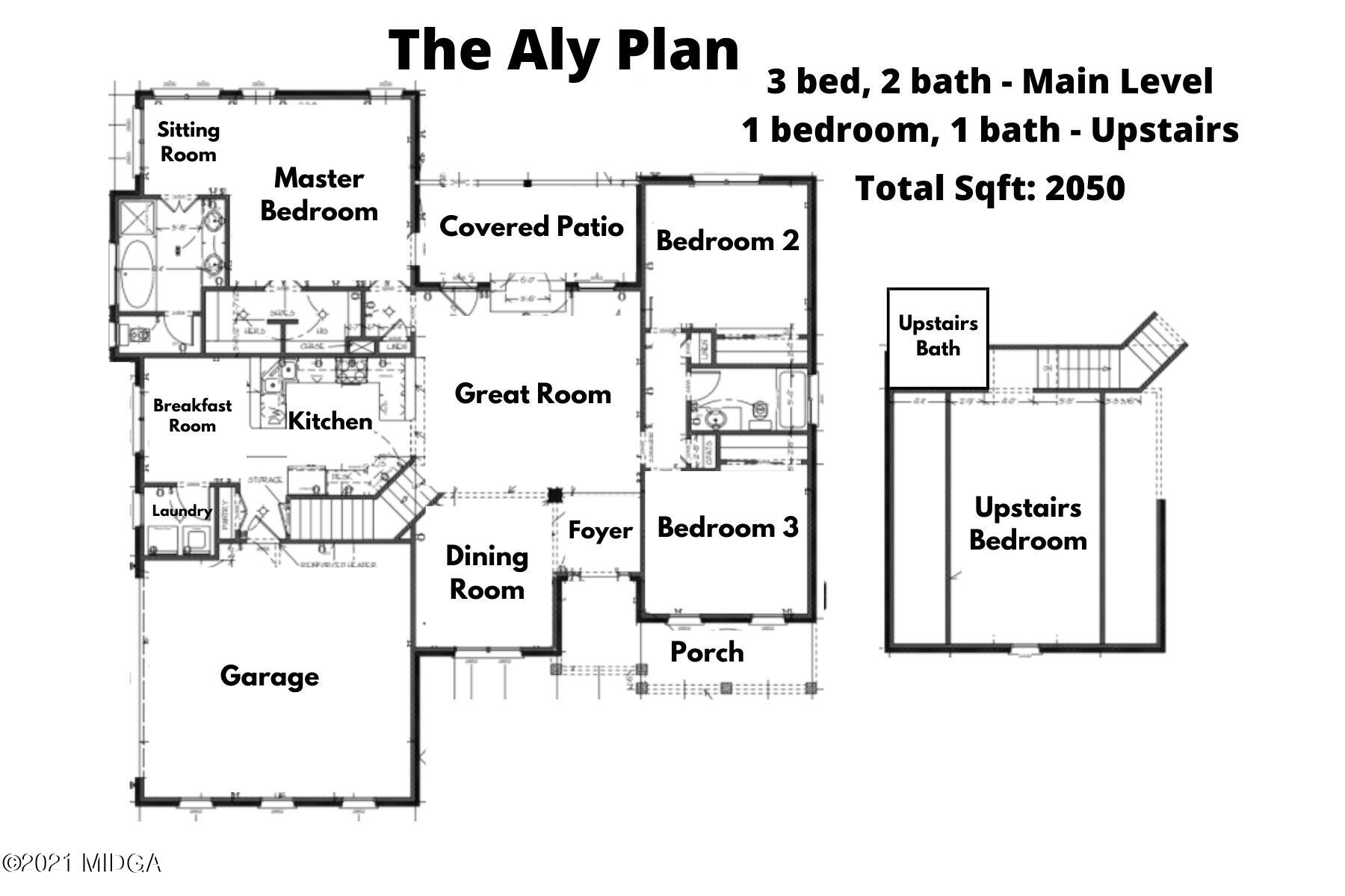 717 Springhill Drive Gray, GA 31032 - Photo 2 of 2 The Aly Plan