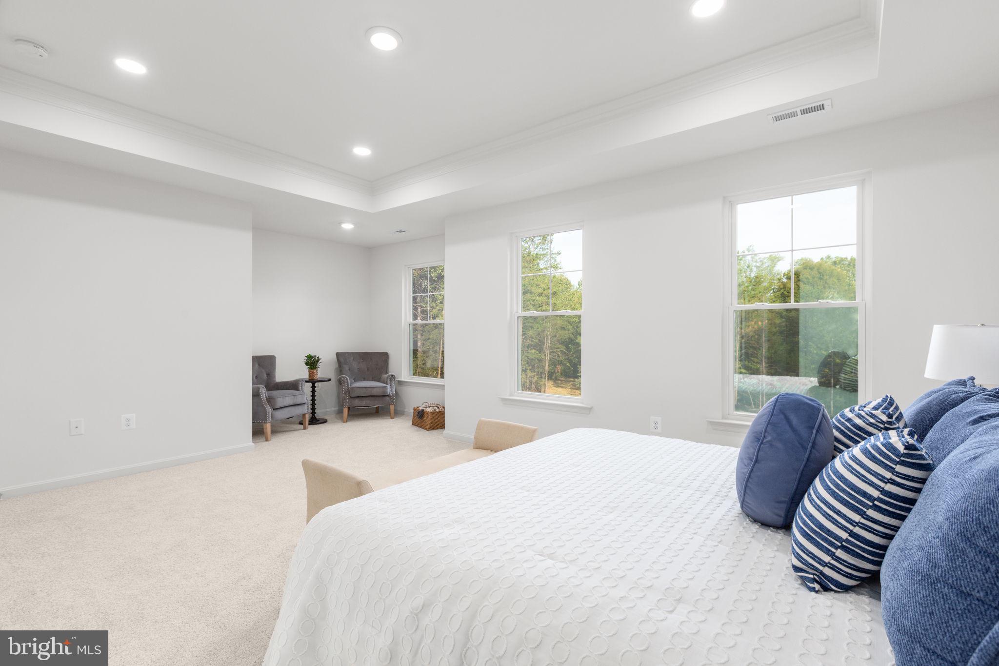 34198 Enchanted Way Locust Grove, VA 22508 - Photo 18 of 62 a spacious bedroom with a bed and a large window
