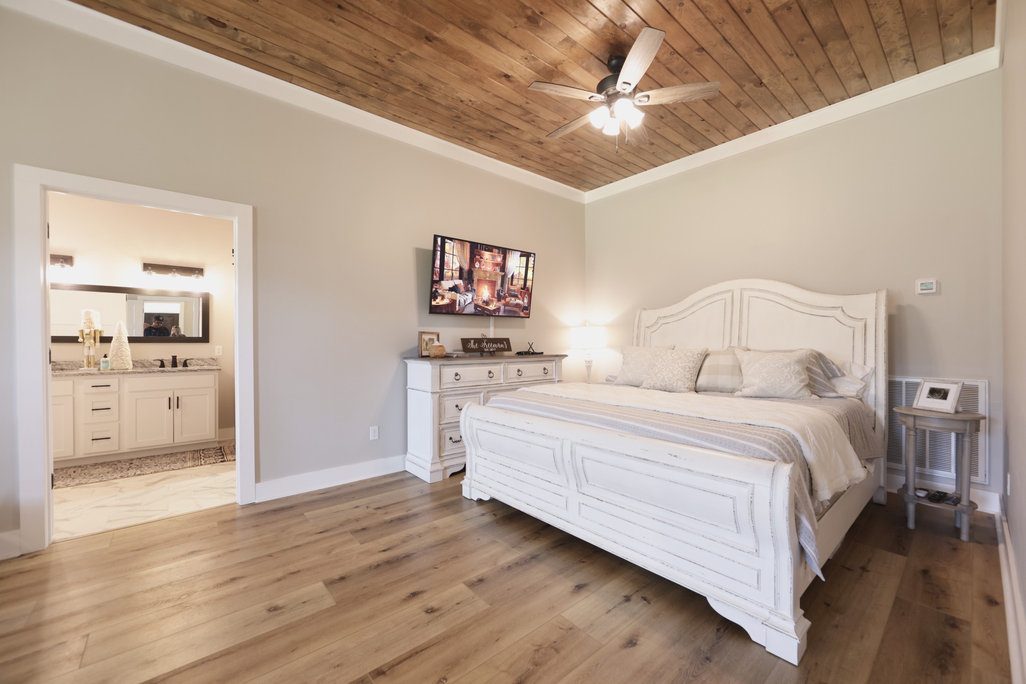 191 Doug Williams Road Portland, TN 37148 - Photo 12 of 51 a bedroom with a bed and a view of kitchen
