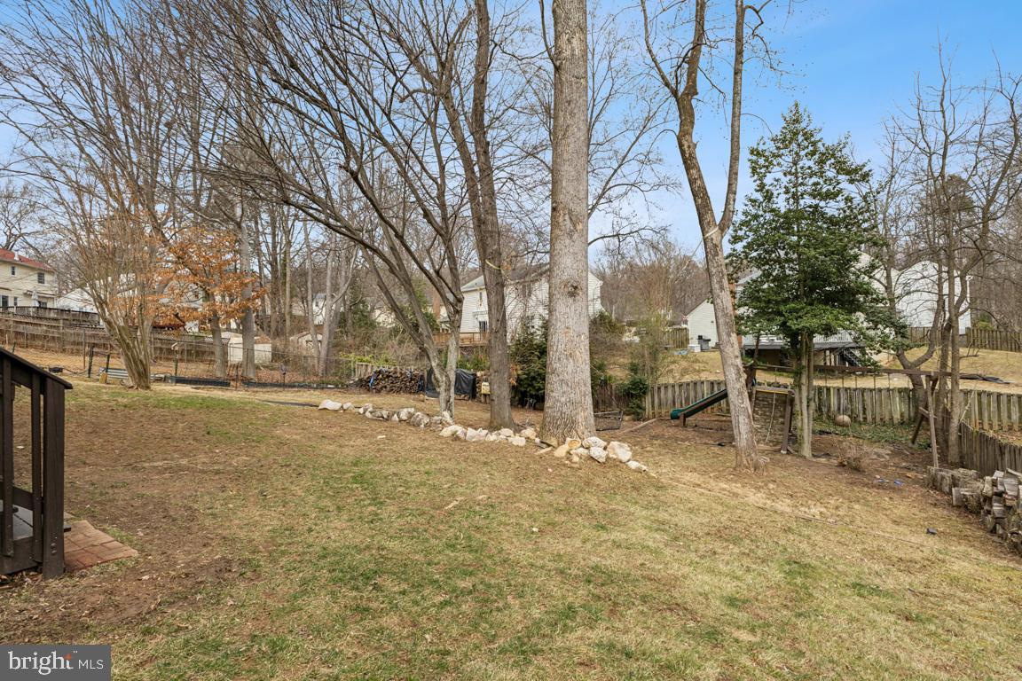 9074 Brook Ford Road Burke, VA 22015 - Photo 32 of 41 Fully fenced rear yard with garden area