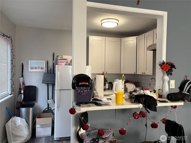 a room with storage and utility