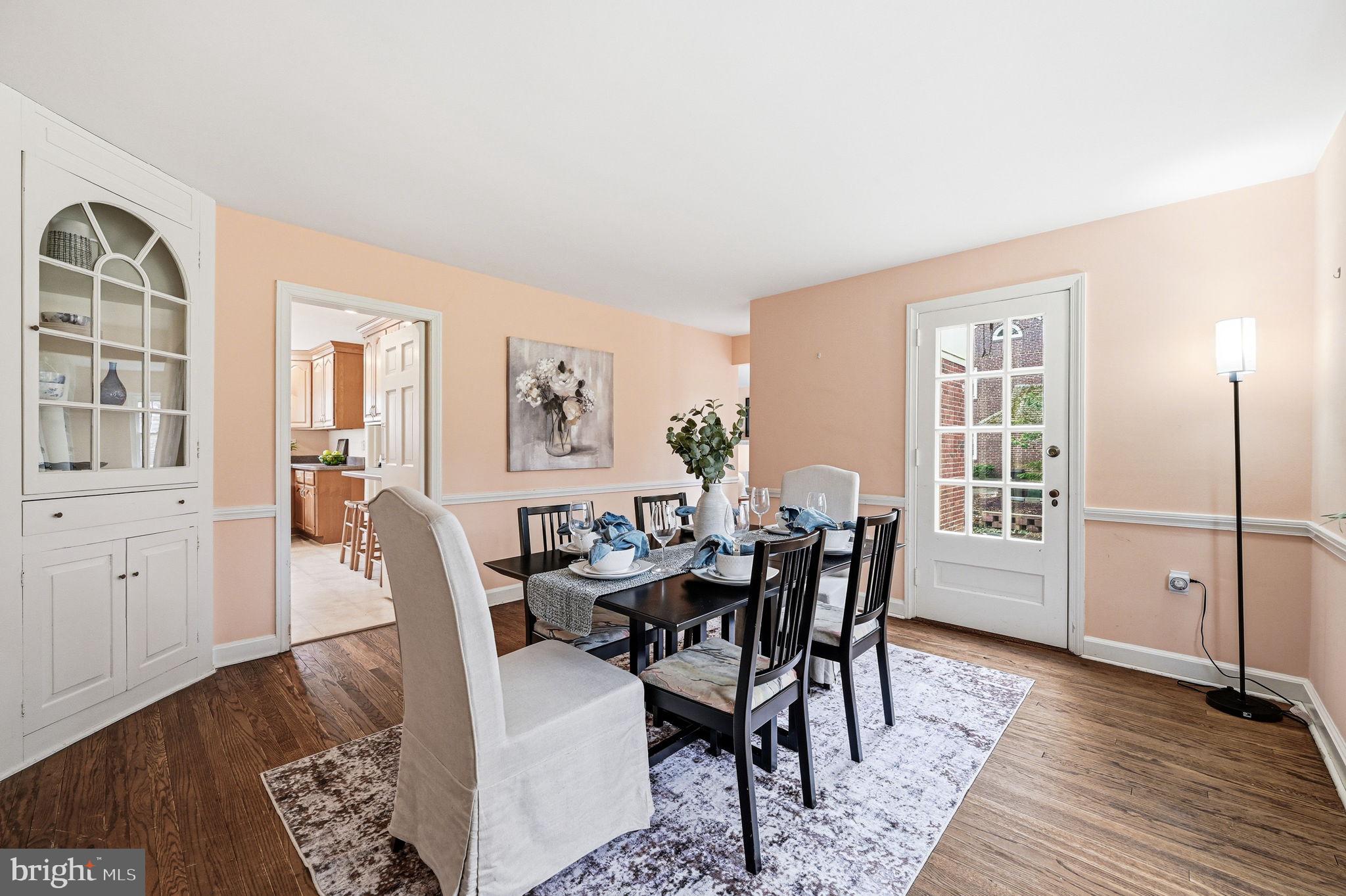 218 Vassar Avenue Swarthmore, PA 19081 - Photo 13 of 41 Dining room is off kitchen and has patio access