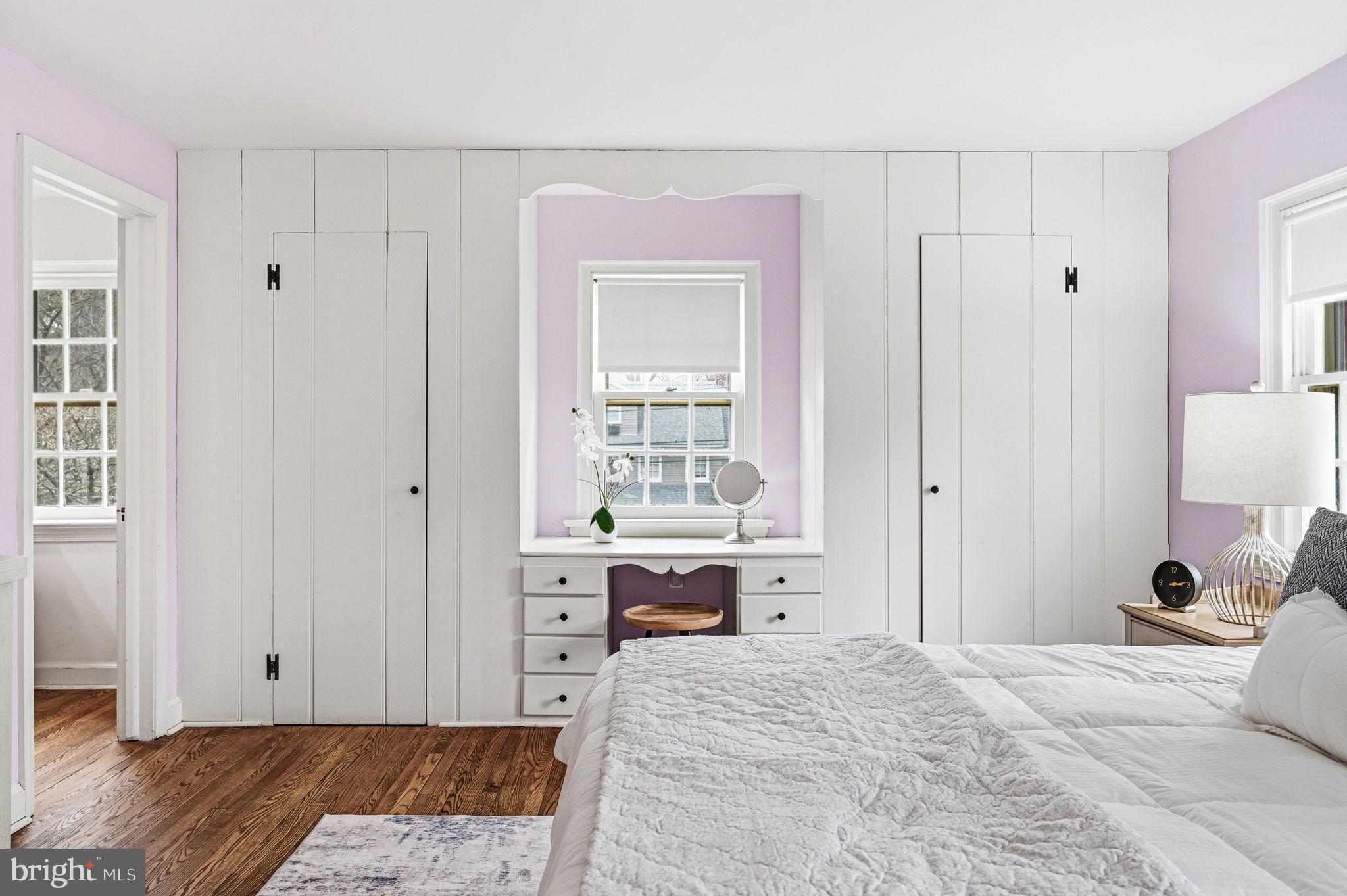 218 Vassar Avenue Swarthmore, PA 19081 - Photo 23 of 41 2 closets + vanity in primary bedroom