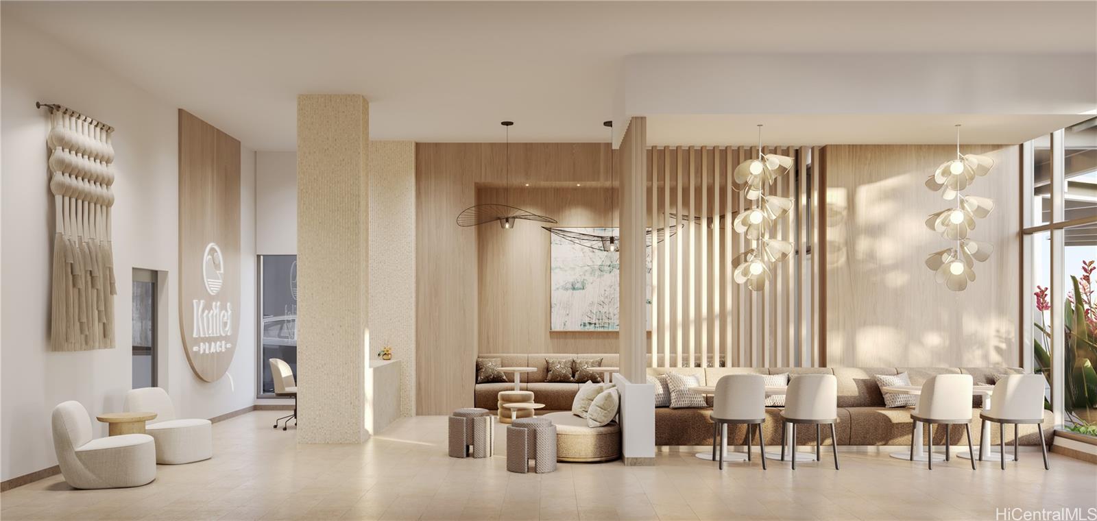 2599 Kapiolani Boulevard, Unit 2817 Honolulu, HI 96826 - Photo 15 of 25 a living room with furniture and a large window