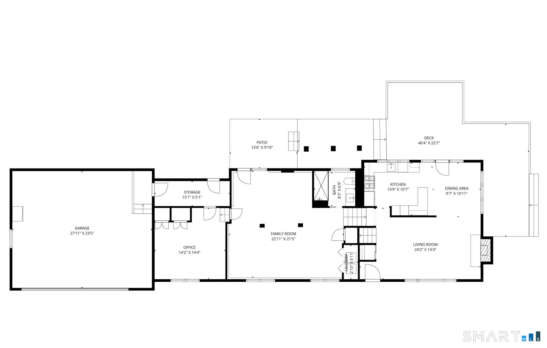 524 Nortontown Road Guilford, CT 06437 - Photo 38 of 39 Maine level floor plan