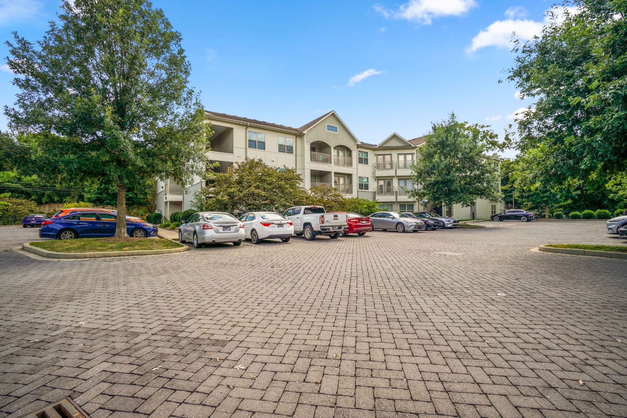 a cars parked on the side of a street