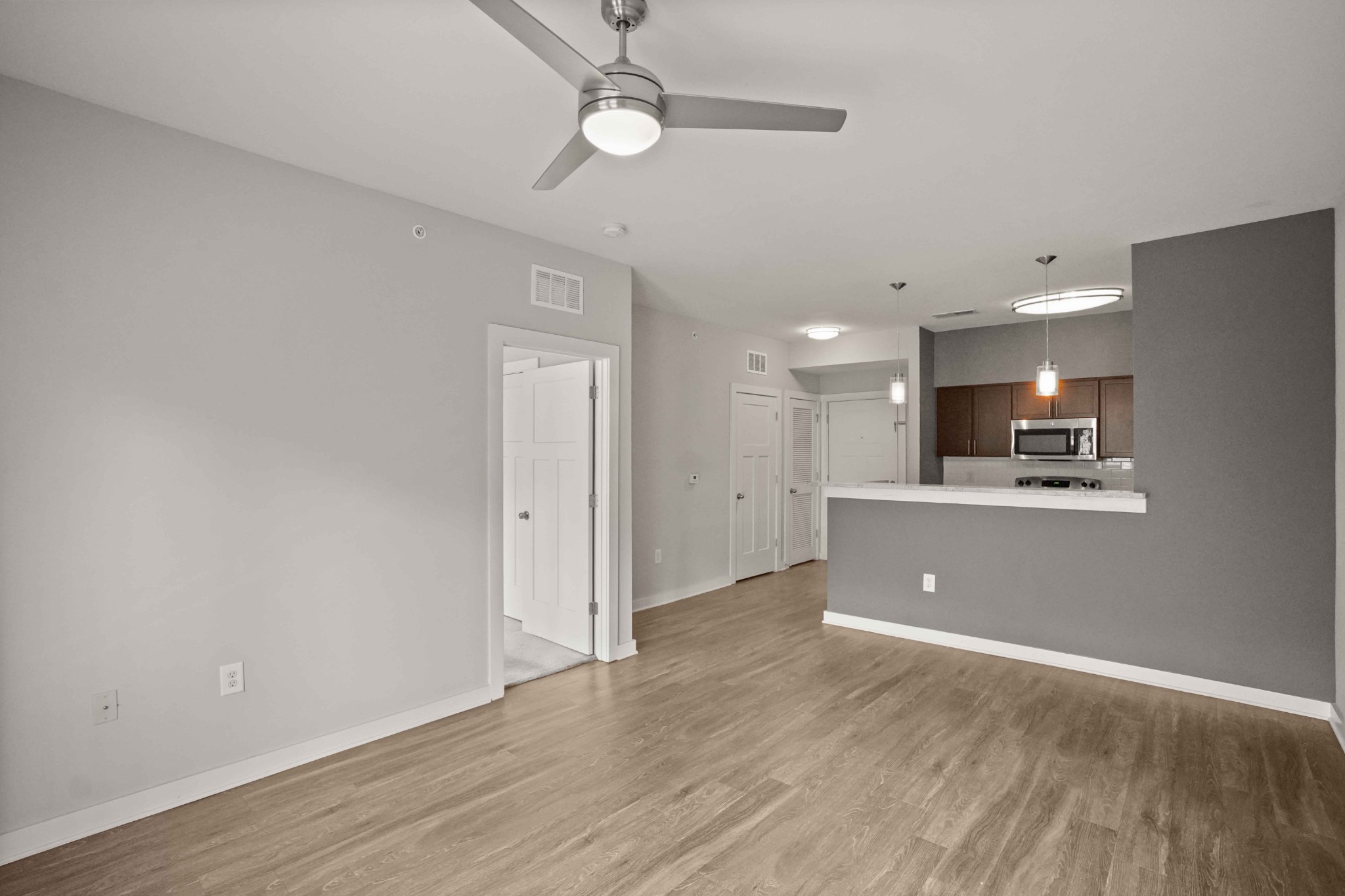 414 Rosedale Avenue, Unit 308 Nashville, TN 37211 - Photo 14 of 26 a view of kitchen with wooden floor and window