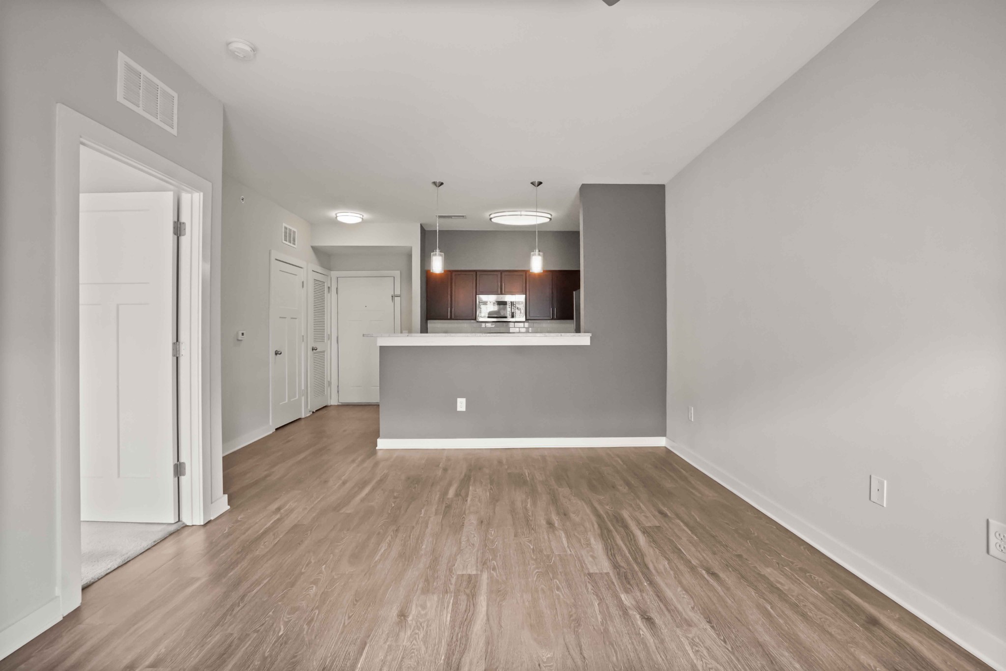 414 Rosedale Avenue, Unit 308 Nashville, TN 37211 - Photo 6 of 26 a view of a room with wooden floor and a window