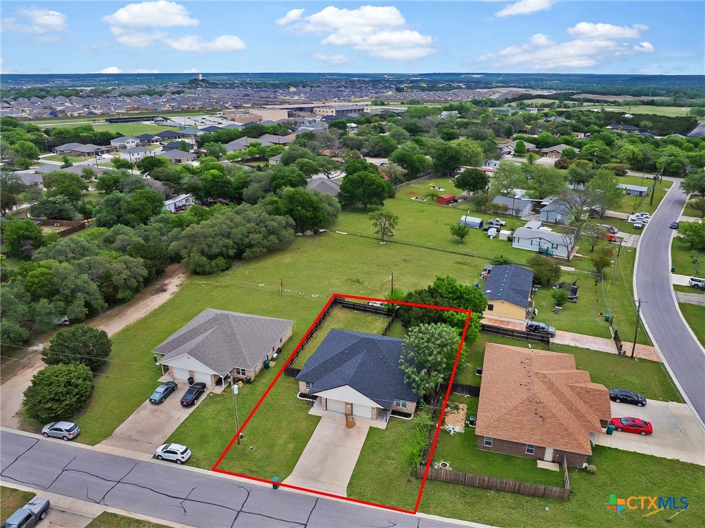1803 Aztec Trace Harker Heights, TX 76548 - Photo 40 of 42 an aerial view of residential houses with outdoor space and street view