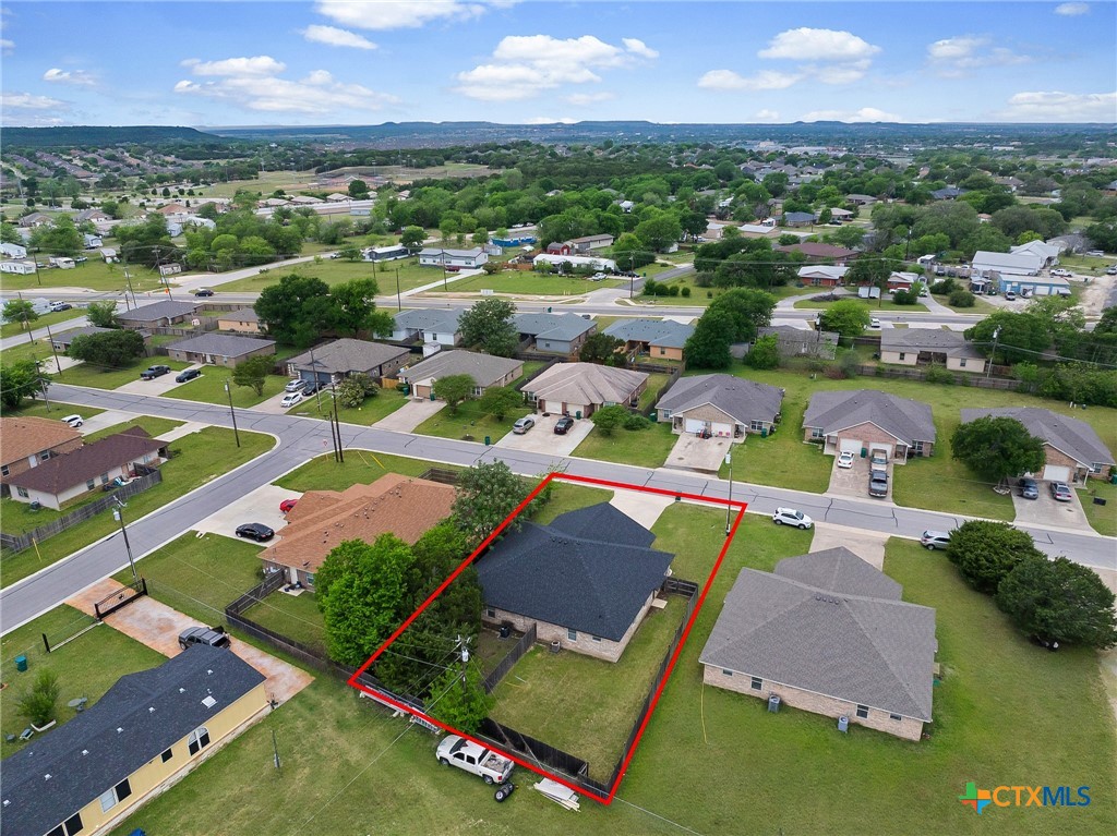 1803 Aztec Trace Harker Heights, TX 76548 - Photo 41 of 42 an aerial view of residential houses with outdoor space