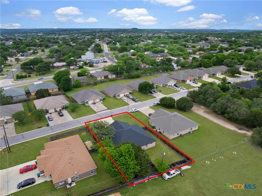 1803 Aztec Trace Harker Heights, TX 76548 - Photo 42 of 42 an aerial view of residential houses with outdoor space and street view