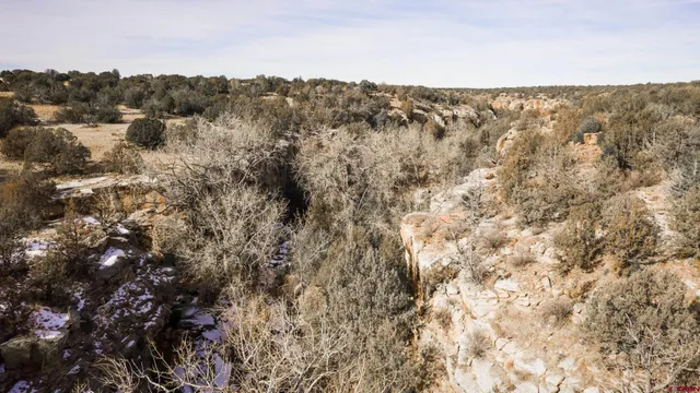 a view of a lake with houses