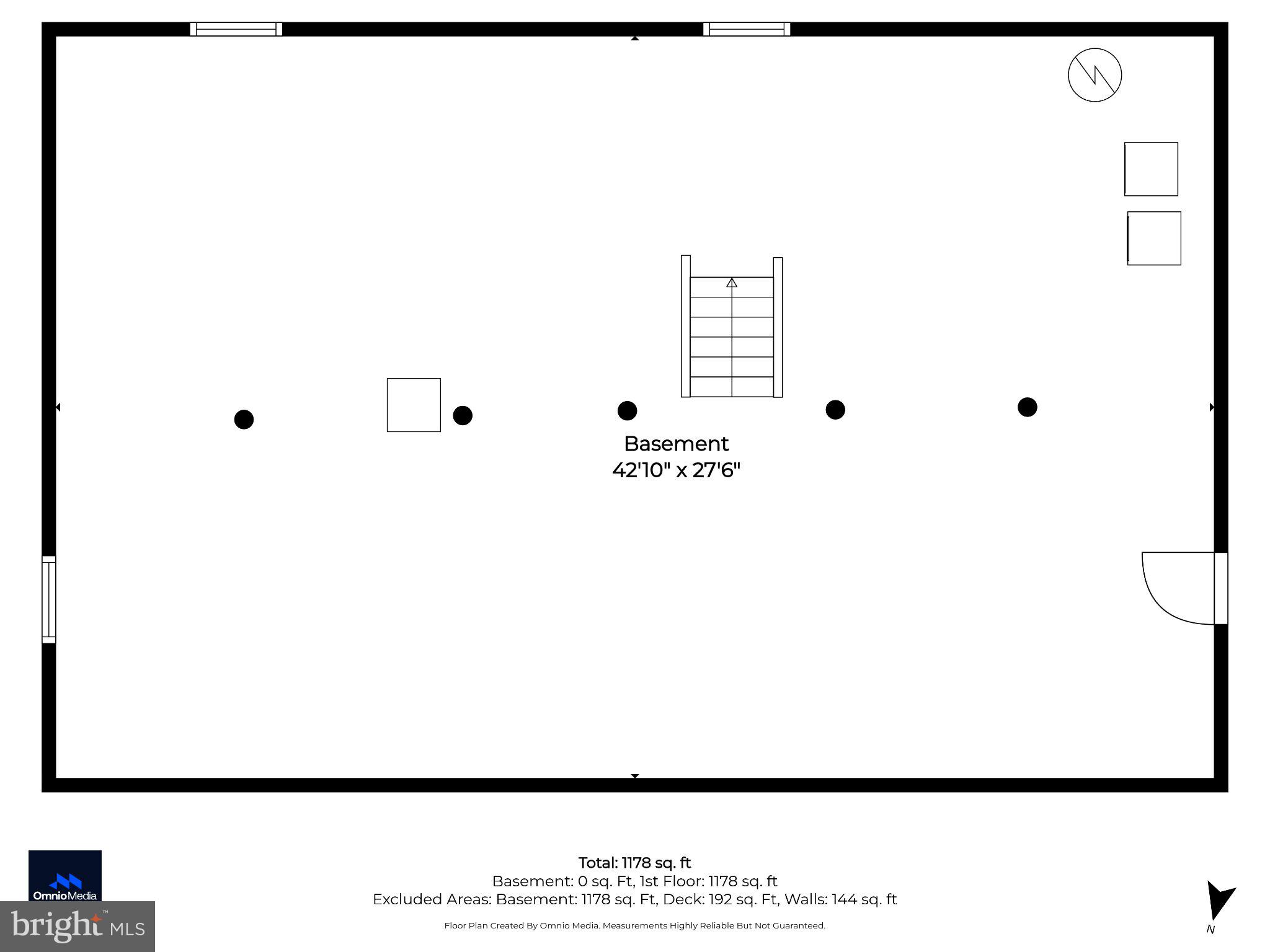 1001 Wiseburg Road White Hall, MD 21161 - Photo 16 of 46 And basement footprint-ready for your layout.