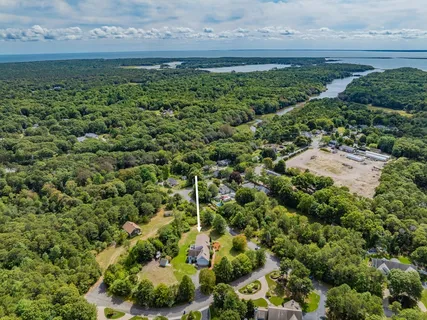 a view of a yard with an outdoor space