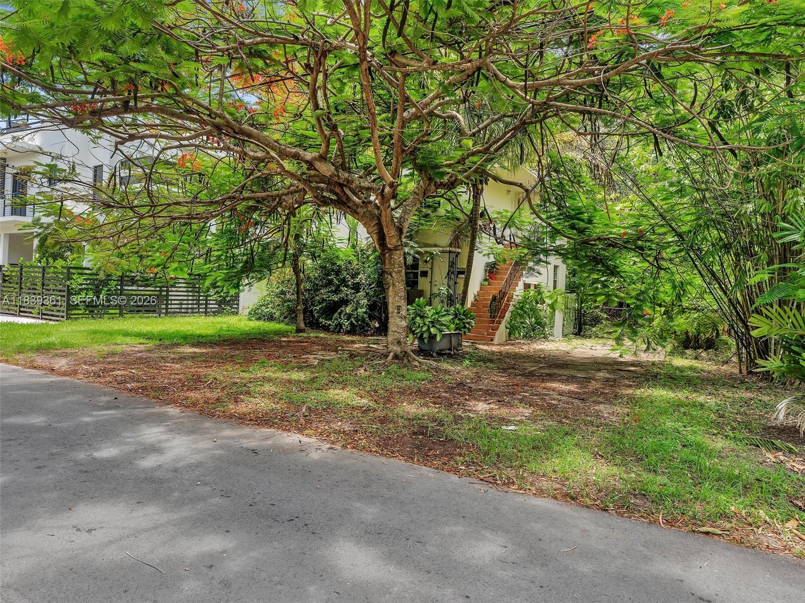 3210 Elizabeth Street Miami, FL 33133 - Photo 26 of 69 a view of a yard with plants and trees
