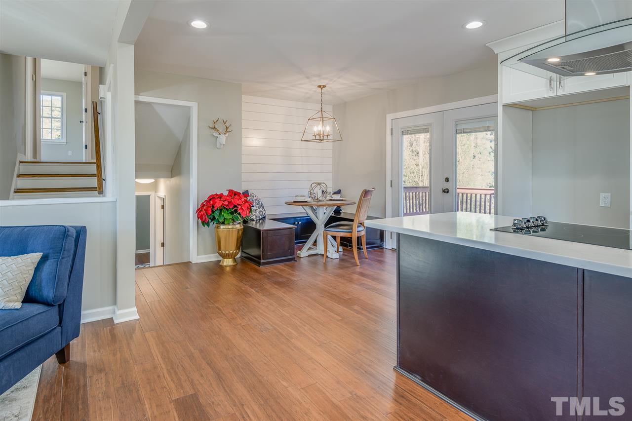 1604 Laura Duncan Road Apex, NC 27502 - Photo 10 of 30 Notice Engineered Bamboo flooring through out main level and lower level.