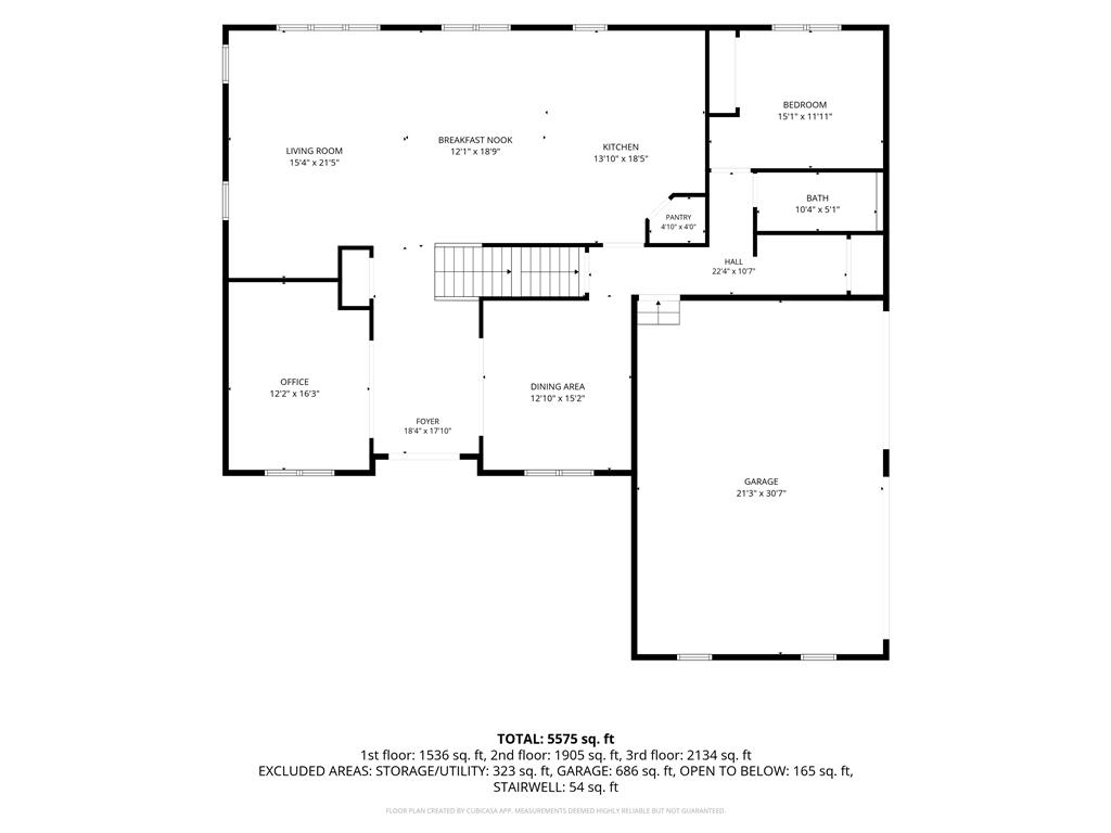3104 Moyer Road Hellertown, PA 18055 - Photo 30 of 30 An intuitive floor plan details the main level layout including a spacious three-car garage.