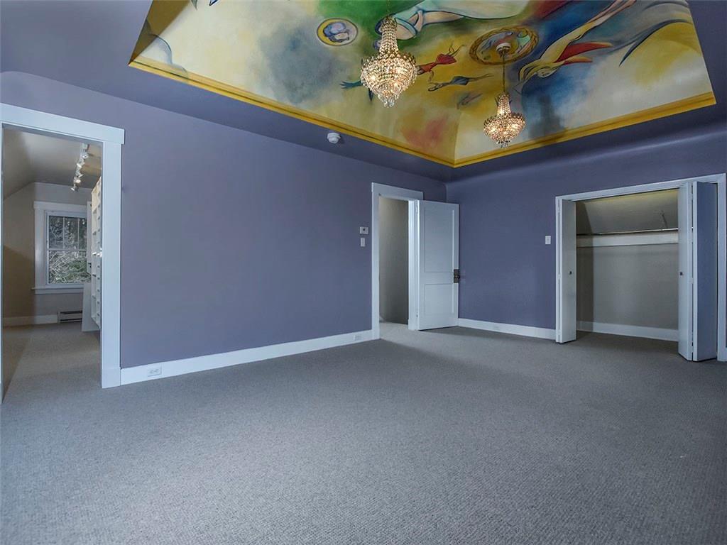 5601 Marlborough Road Pittsburgh, PA 15217 - Photo 19 of 25 HUGE MASTER SUITE WITH A BEAUTIFUL CEILING ART WORK. NOT YOUR STYLE? EASY CHANGE, JUST PICK YOUR PAINT!