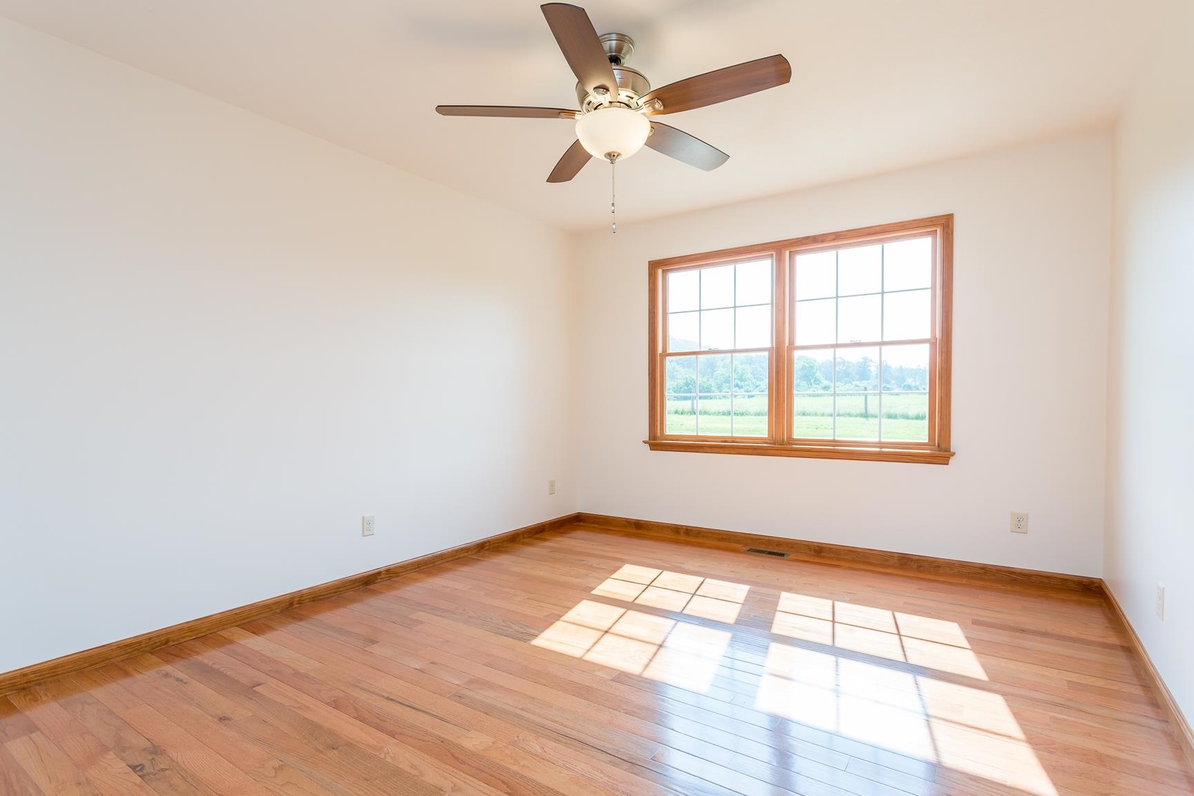 297 Battlefield Road Waynesboro, VA 22980 - Photo 23 of 61 an empty room with a window and a ceiling fan