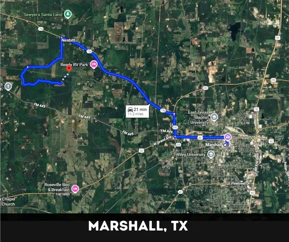 $154,900 | 0 Nesbitt Cutoff Marshall, Marshall, TX 75670