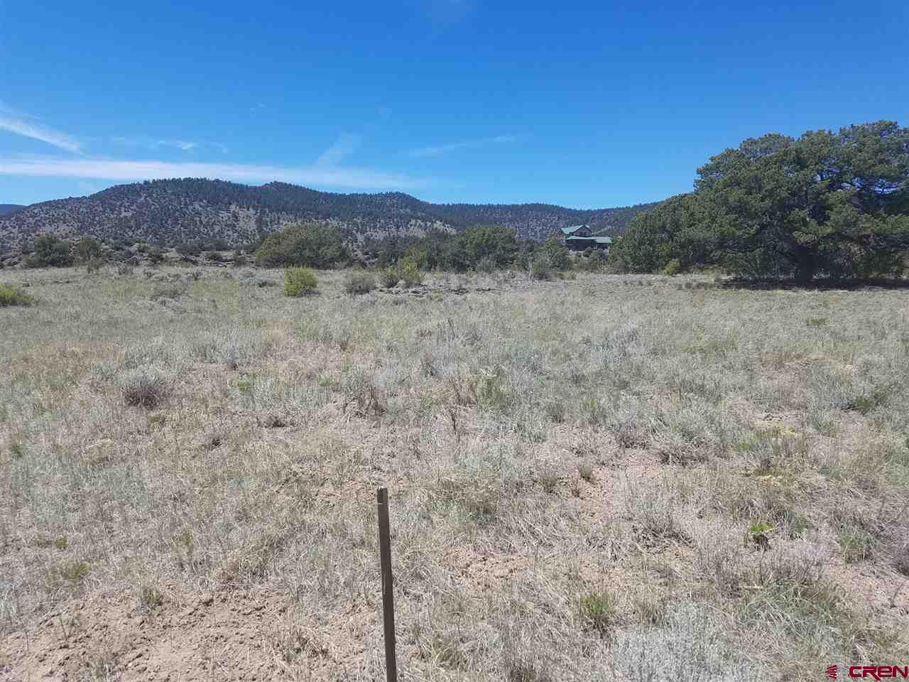 47 Silver Thread Circle South Fork, CO 81154 - Photo 6 of 15 a view of a dry field with mountains in the background