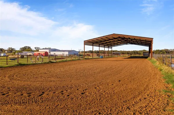 a view of a lake with houses