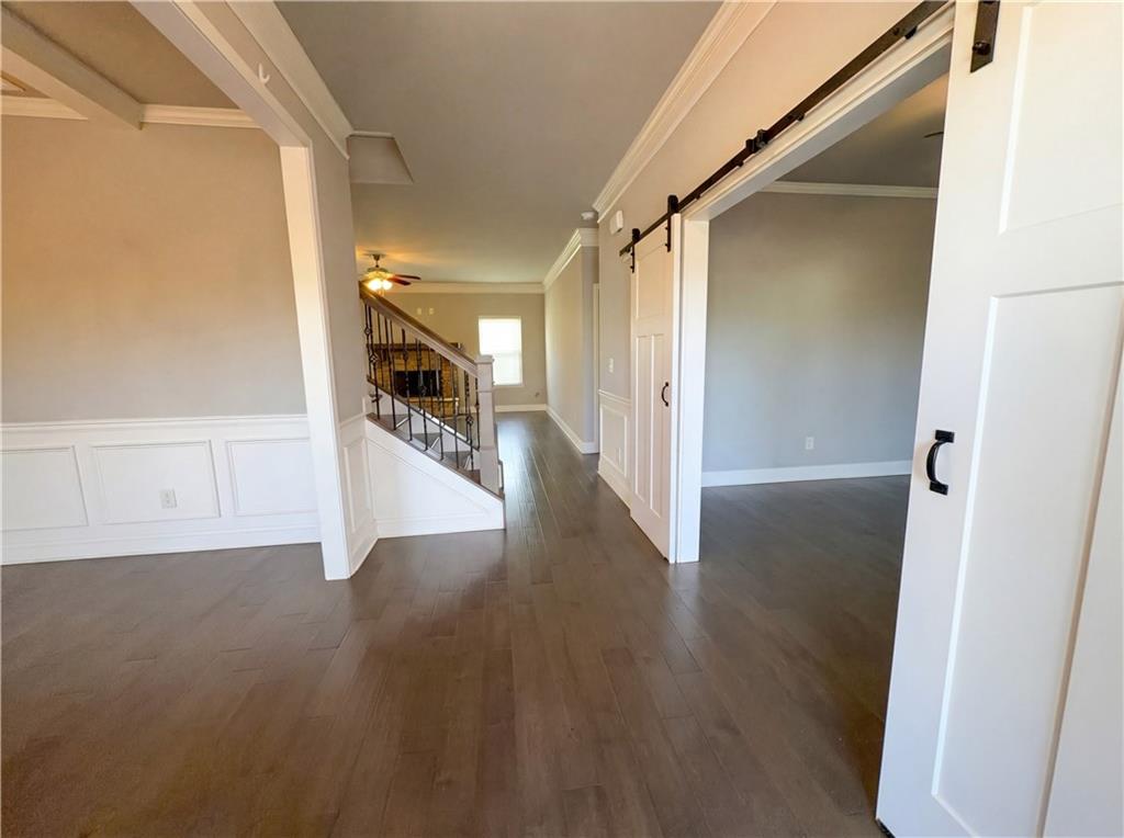 2110 George Bush Lane Jefferson, GA 30549 - Photo 16 of 40 a view of an entryway with wooden floor
