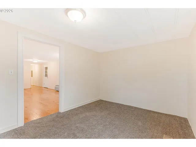 a view of an empty room