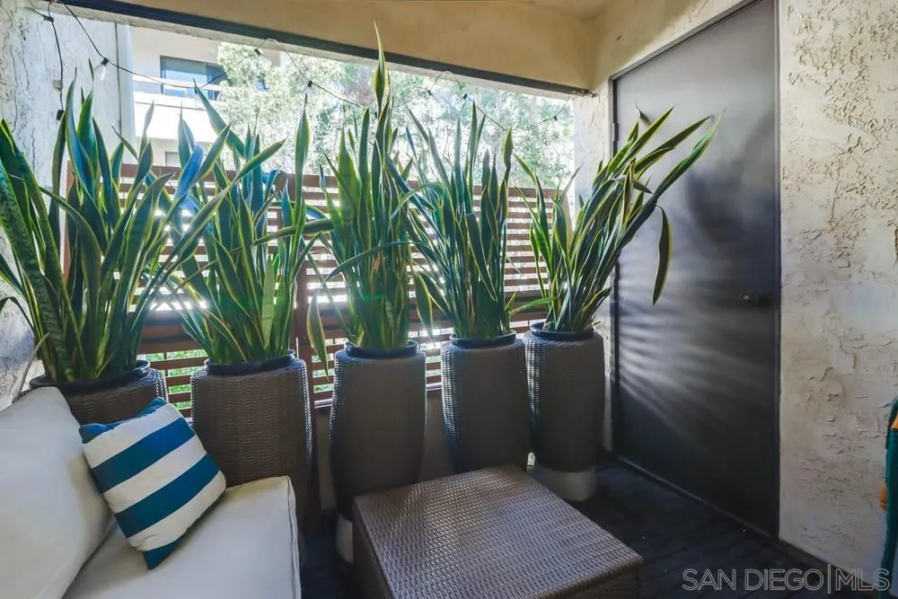5665 Friars Road, Unit 219 San Diego, CA 92110 - Photo 11 of 34 a view of balcony with furniture