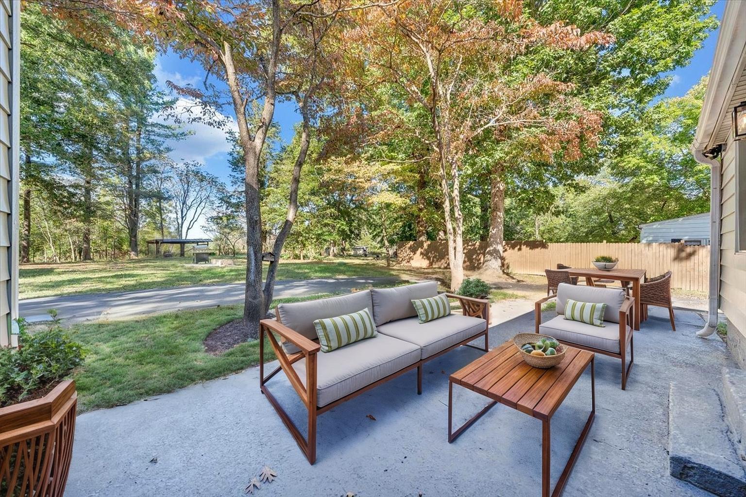 1433 Chalk Level Road Chatham, VA 24531 - Photo 7 of 41 a view of a backyard with a patio